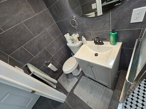 Shower, towels, toilet paper - Cozy 2-bedroom house in gorgeous Yonkers with AC (Yonkers)