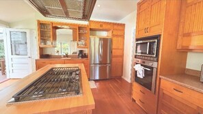 Microwave, oven, stovetop