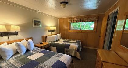 Our lower chalet sleeps up to 6, and has epic views of the continental divide!