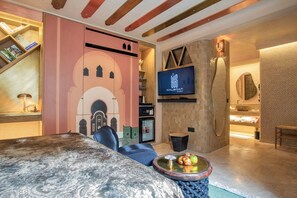 Exclusive Double Room, Private Bathroom | Free WiFi - Riad Kalemat & Spa (Marrakech)