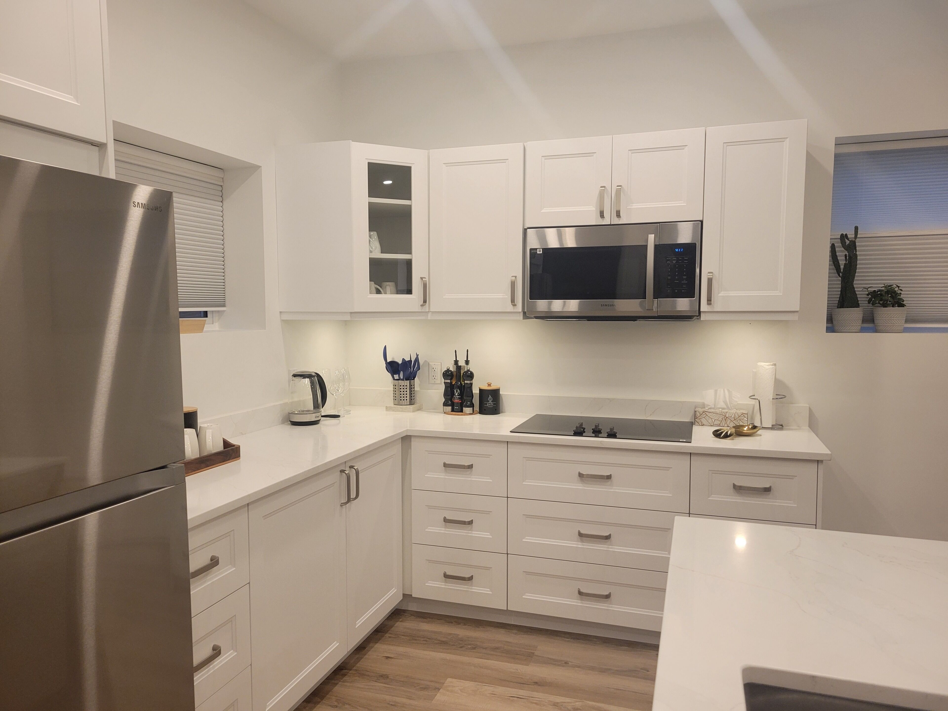 Micro-ondes, plaque de cuisson, lave-vaisselle