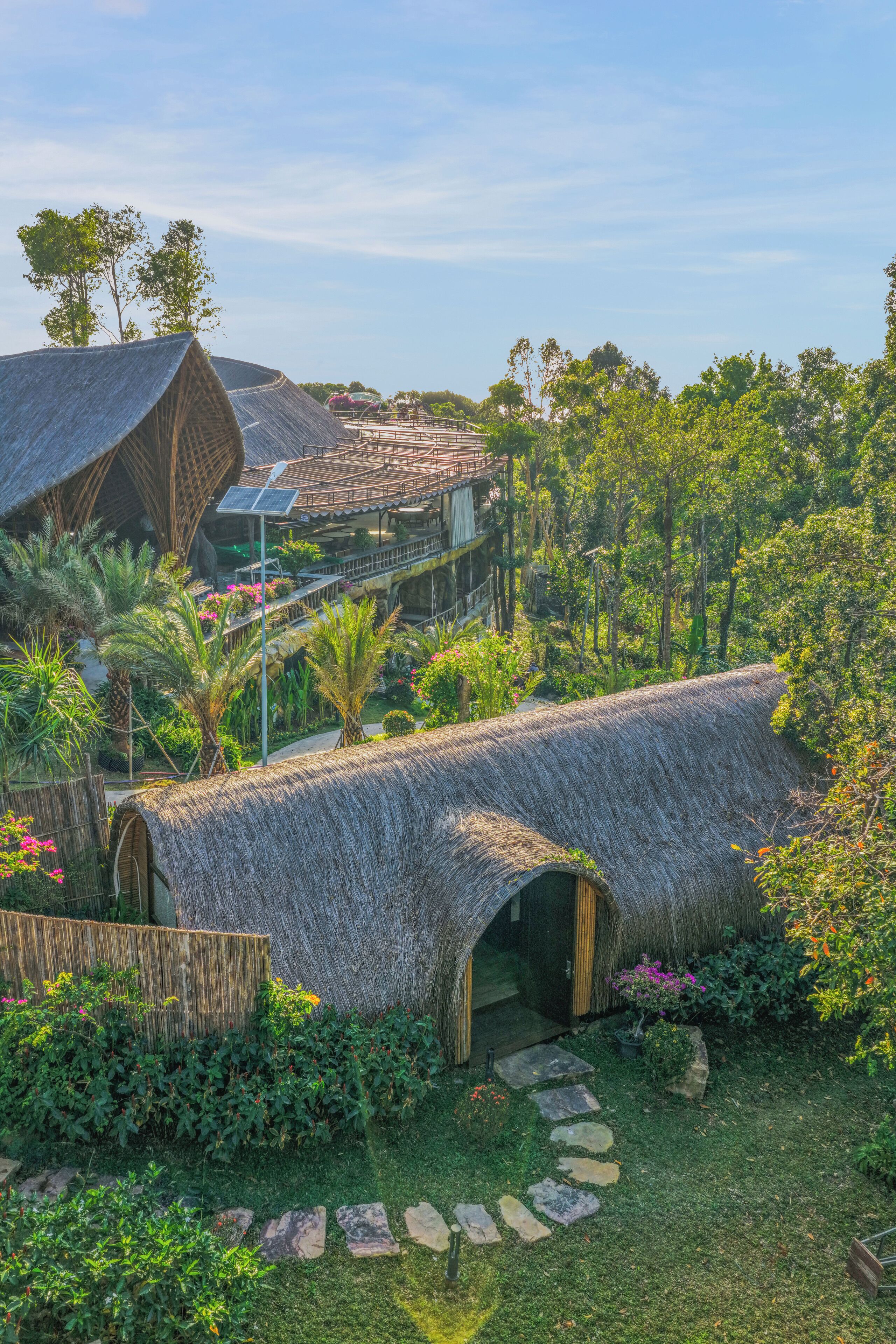 ด้านหน้าที่พัก