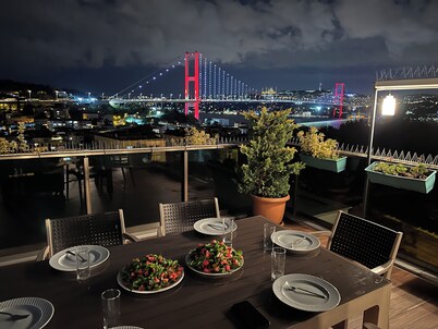 Stylish apartment with Bosphorus view
