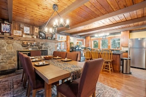 Dining - Eagles Nest: Indoor Hot Tub | Sleep 13 | Barn (West Dover)