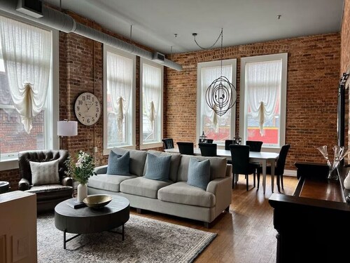 Downtown GVL Loft-Style Condo in Historic Building