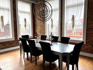 Dining - Downtown GVL Loft-Style Condo in Historic Building (Greenville)