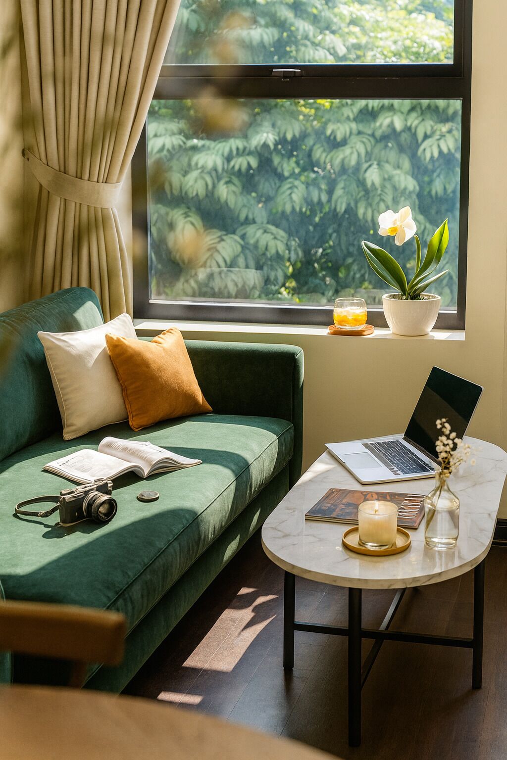 Quarto casal superluxo, vista para o jardim | Vista do quarto