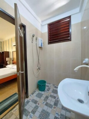 Bungalow Familial, vue océan | Salle de bain