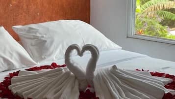 Premium bedding, down duvets, desk, free WiFi