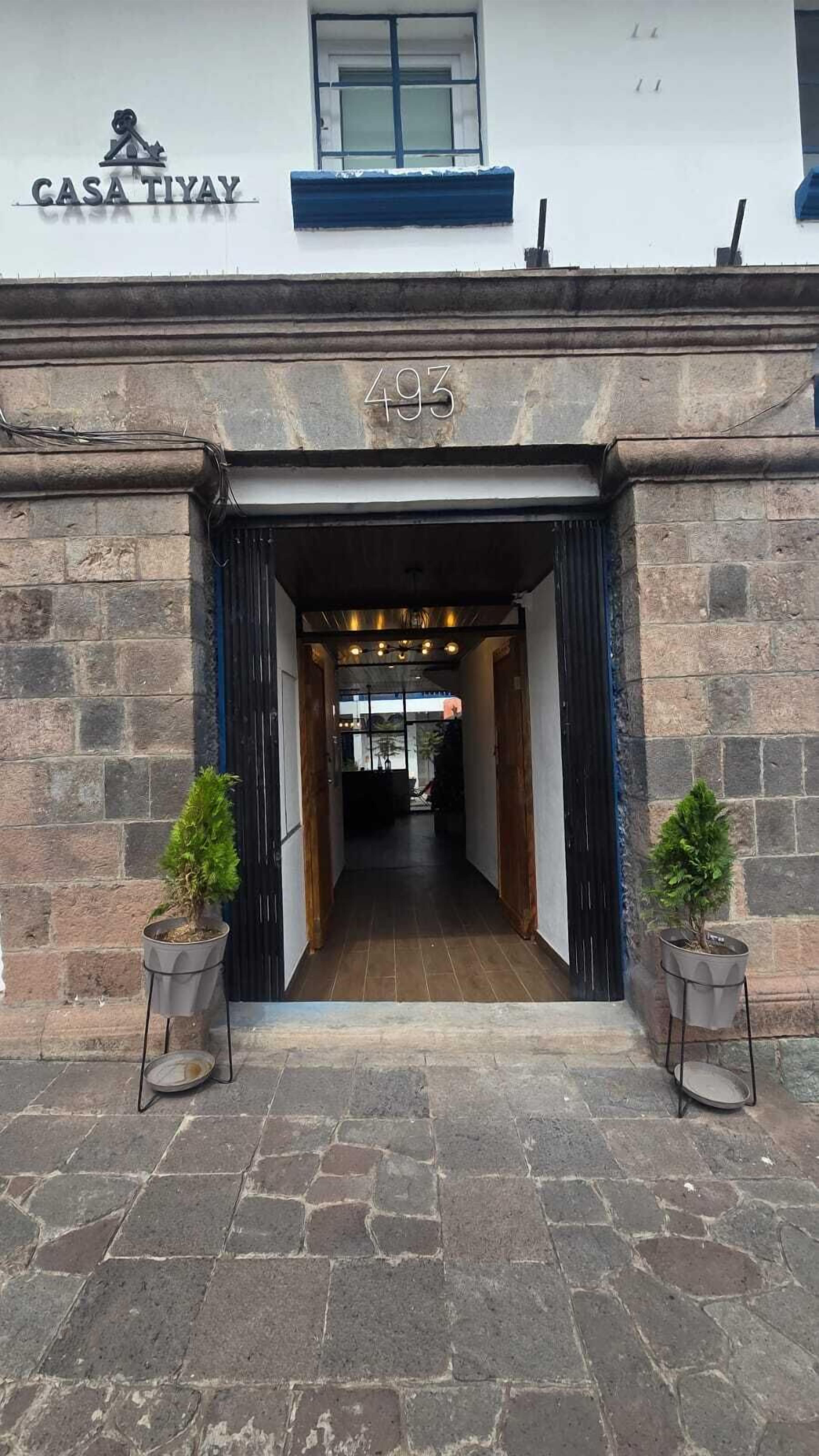 Facciata della struttura