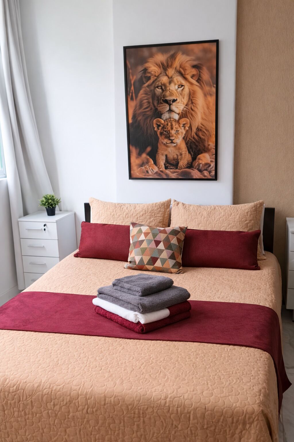 1 quarto, Wi-Fi de cortesia, roupa de cama