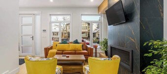 Trendy Bridgeland | Fireplace | King Beds | AC