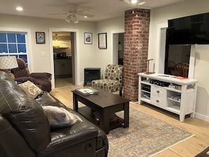 Living area - Pet-friendly. Renovated house. Built in 1890s. No neighbors in sight. (Chatham)