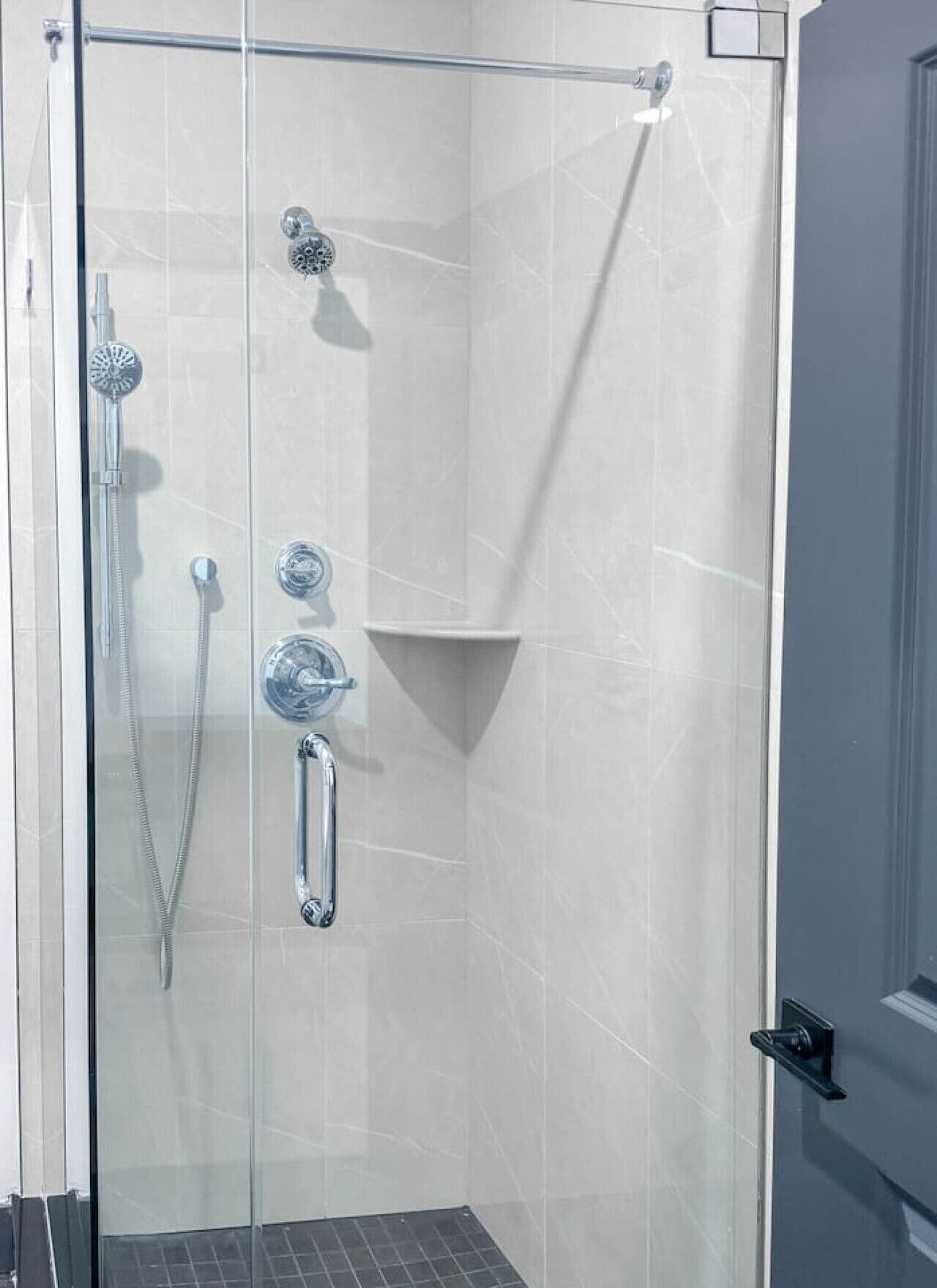 Shower, hair dryer