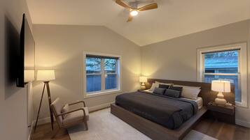 3 habitaciones, tabla de planchar con plancha, wifi y ropa de cama