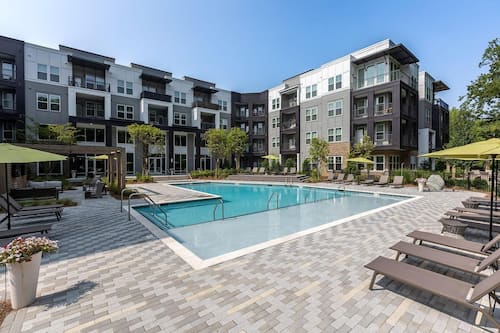 Seasonal outdoor pool