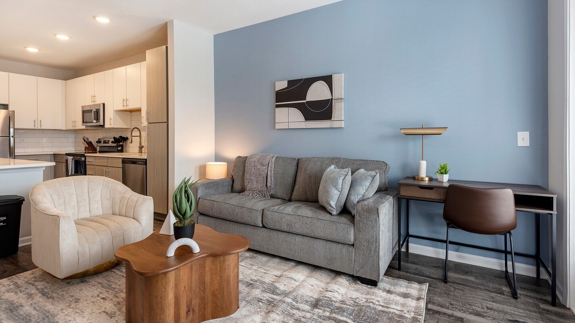 Apartment (1 Bedroom) | Living area