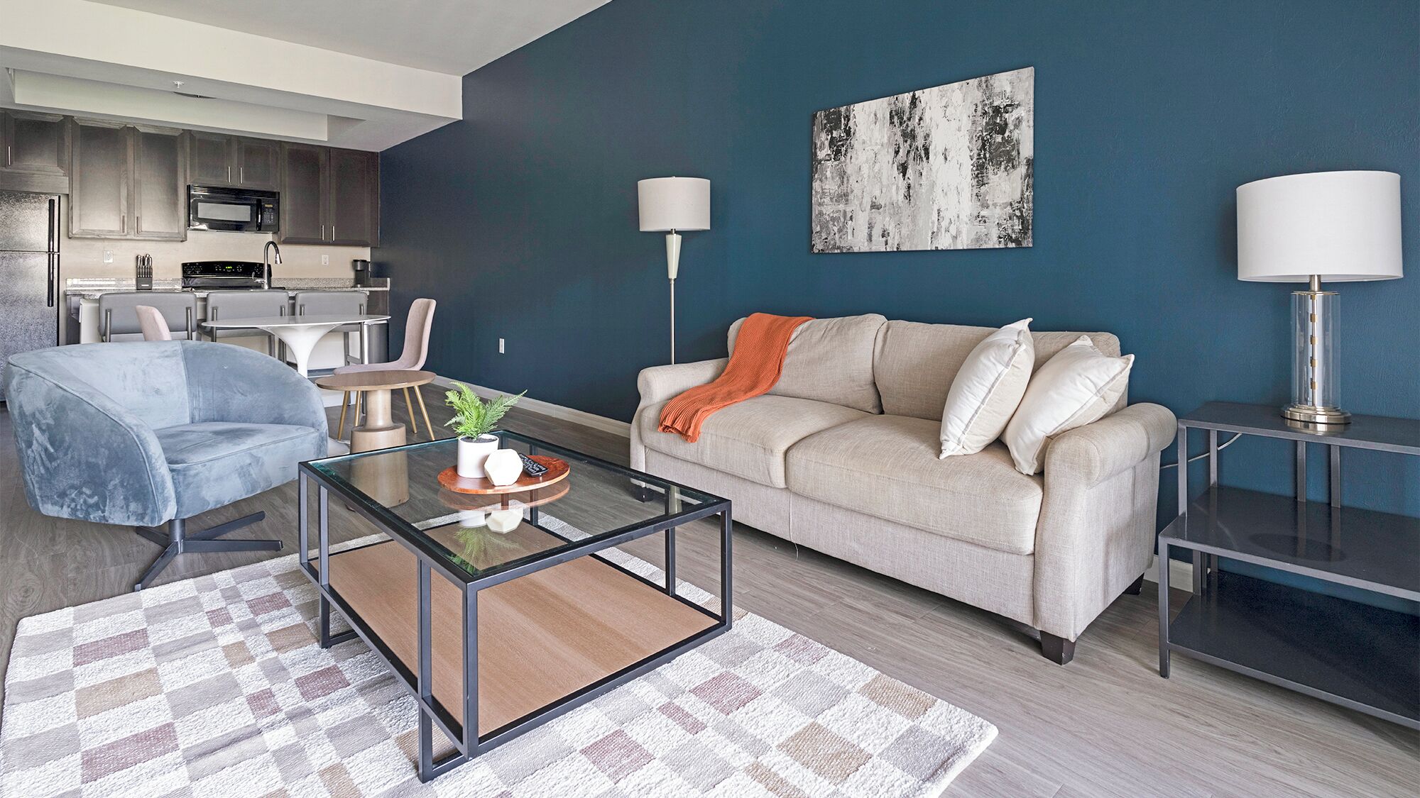 Apartment (1 Bedroom) | Living area