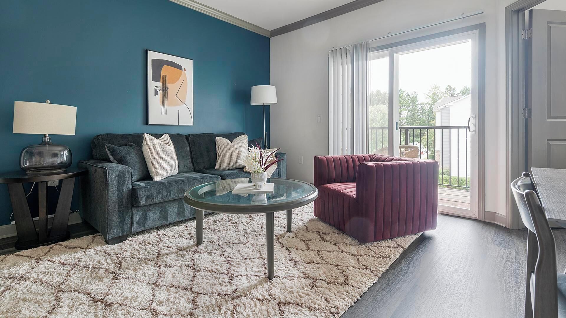 Apartment (3 Bedrooms) | Living area | 50-inch TV with digital channels