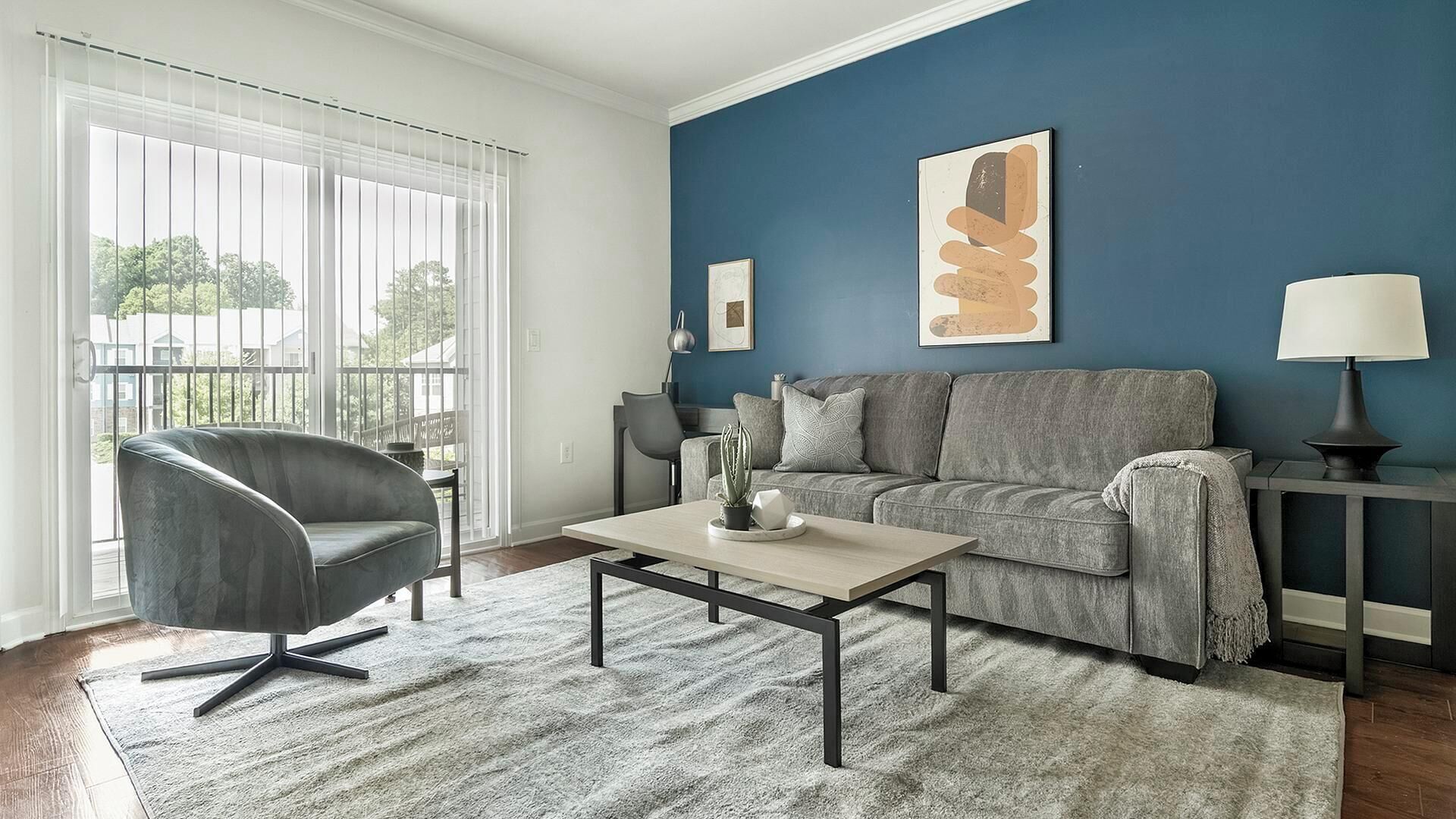 Apartment (2 Bedrooms) | Living area | 50-inch TV with digital channels