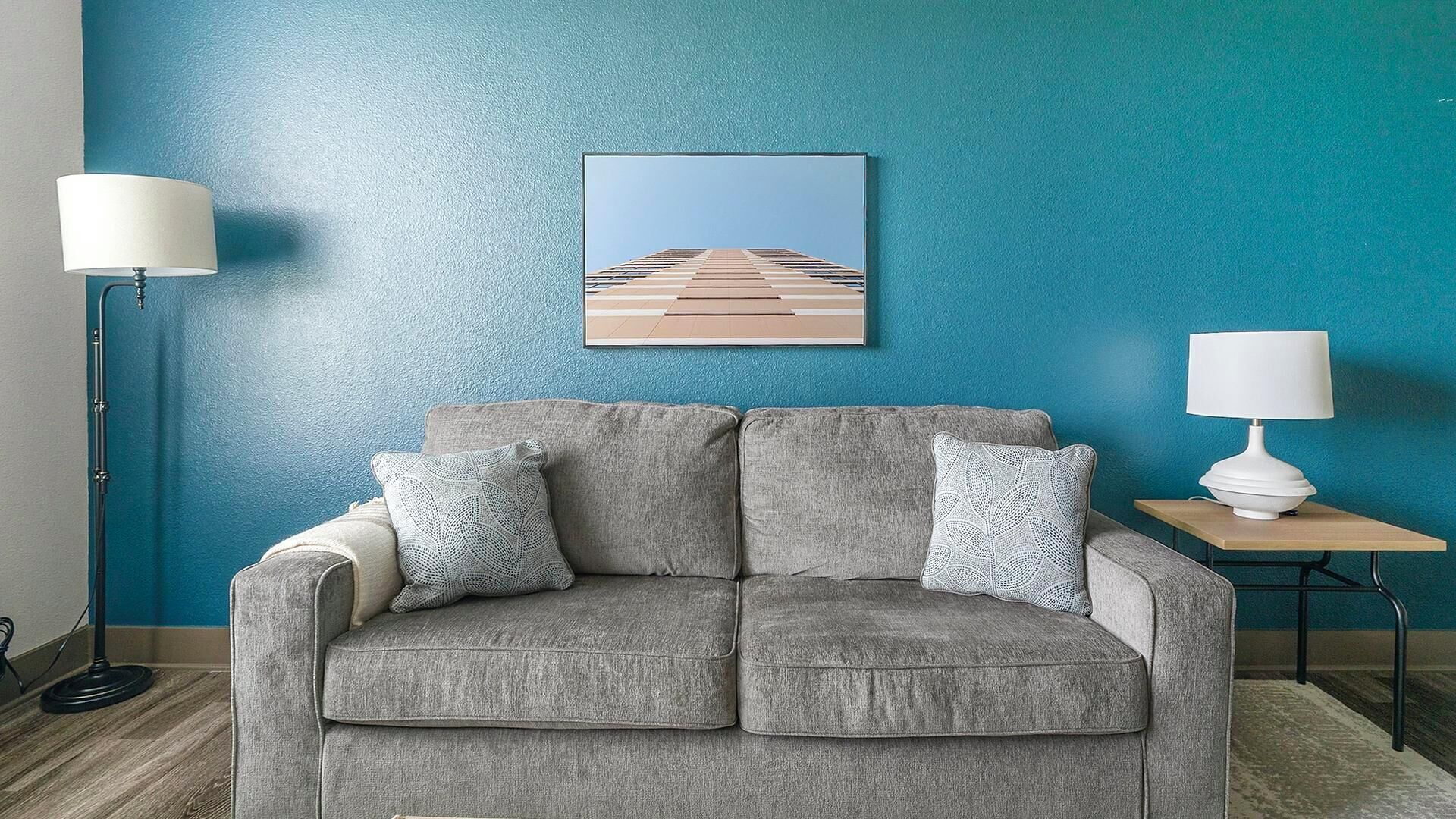 Apartment (1 Bedroom) | Living area | TV