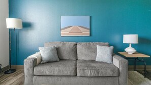 Apartment (1 Bedroom) | Living area | TV - Landing Apartments Near Eldridge/West Oaks (Houston)