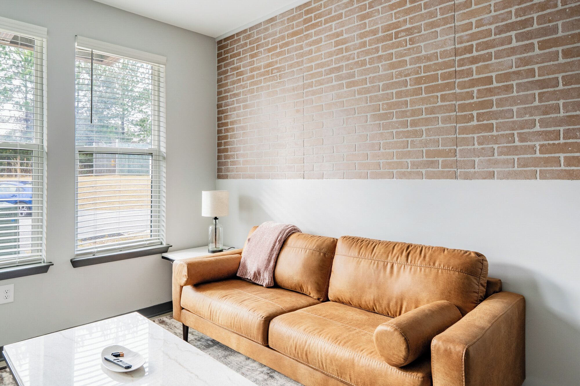 Apartment (1 Bedroom) | Living area | 50-inch TV with digital channels