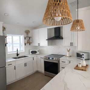 Microwave, oven, stovetop