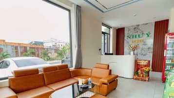 Sitteområde i lobbyen