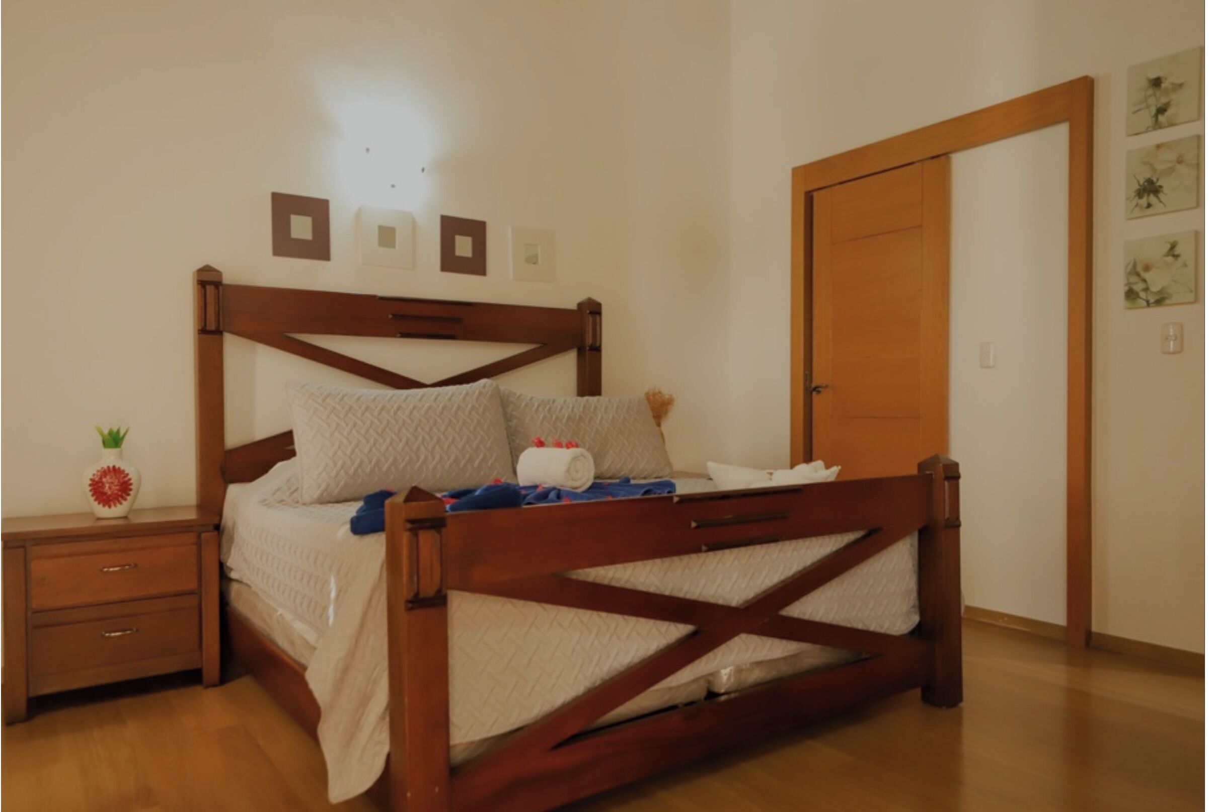 1 bedroom, iron/ironing board, Internet, bed sheets