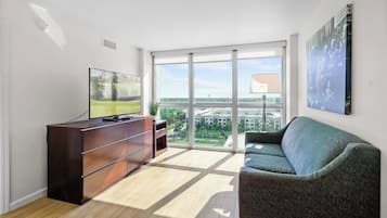 TV, mesa de pingue-pongue