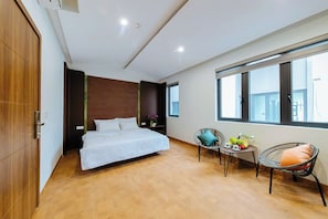 Standard Double Room Single Use, Balcony, City View | Desk, soundproofing, free WiFi