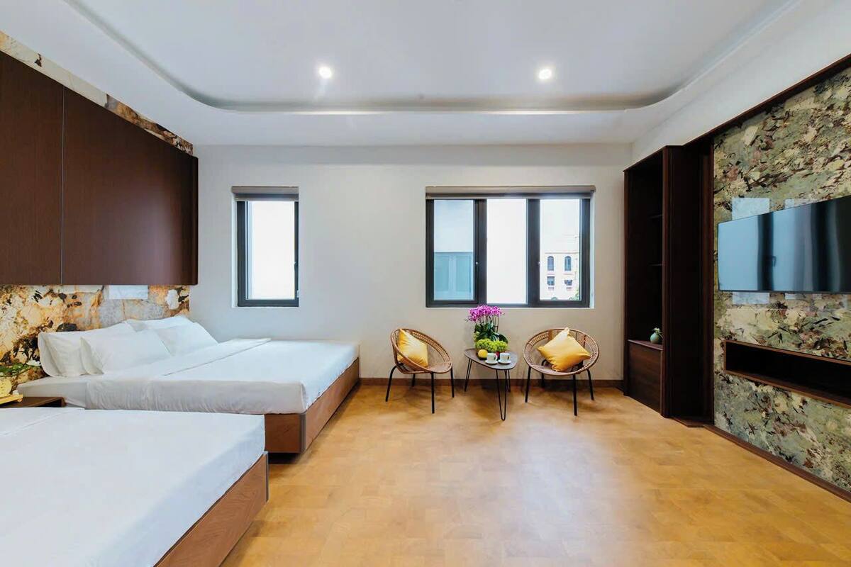 Standard Double or Twin Room, Balcony, City View | Desk, free WiFi