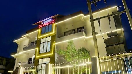 Front of property. HOTEL GK PALACE