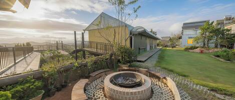 Façana frontal de l'allotjament