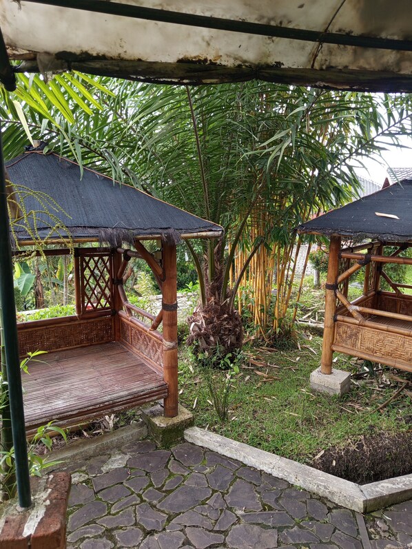 Terrace/patio - Tulip Guest House & Cafe (Batu)