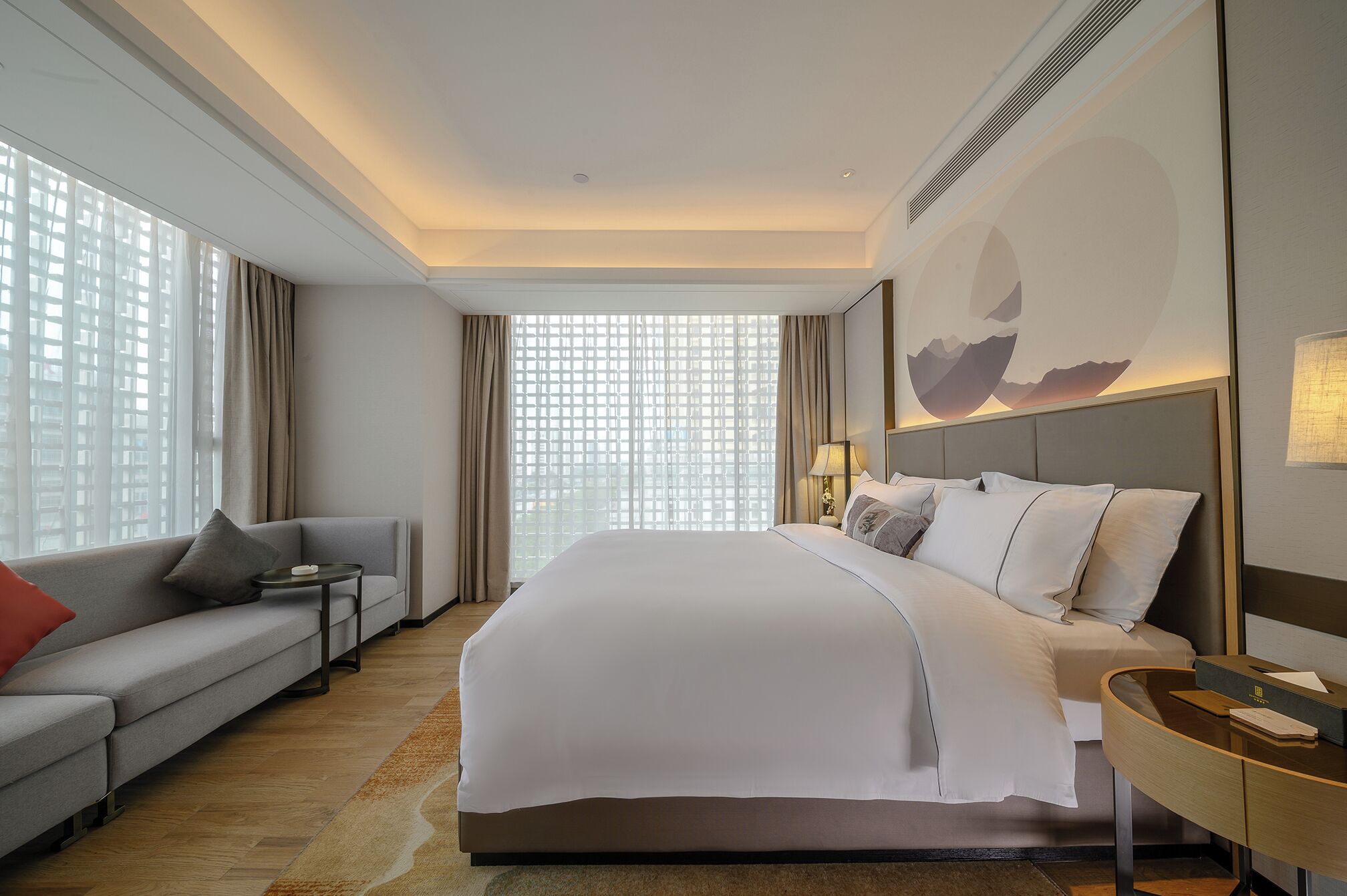 Panoramic-Einzelzimmer | Hochwertige Bettwaren, Daunenbettdecken, Pillowtop-Betten