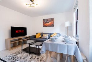 Living area - Luxury Garden Terrace - 4BR in Fulham (London)