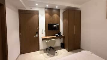 Habitación Deluxe doble | Escritorio, espacio para trabajar con un portátil, wifi gratis