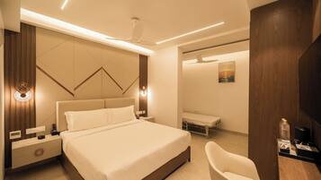 Habitación Deluxe doble | Escritorio, espacio para trabajar con un portátil, wifi gratis