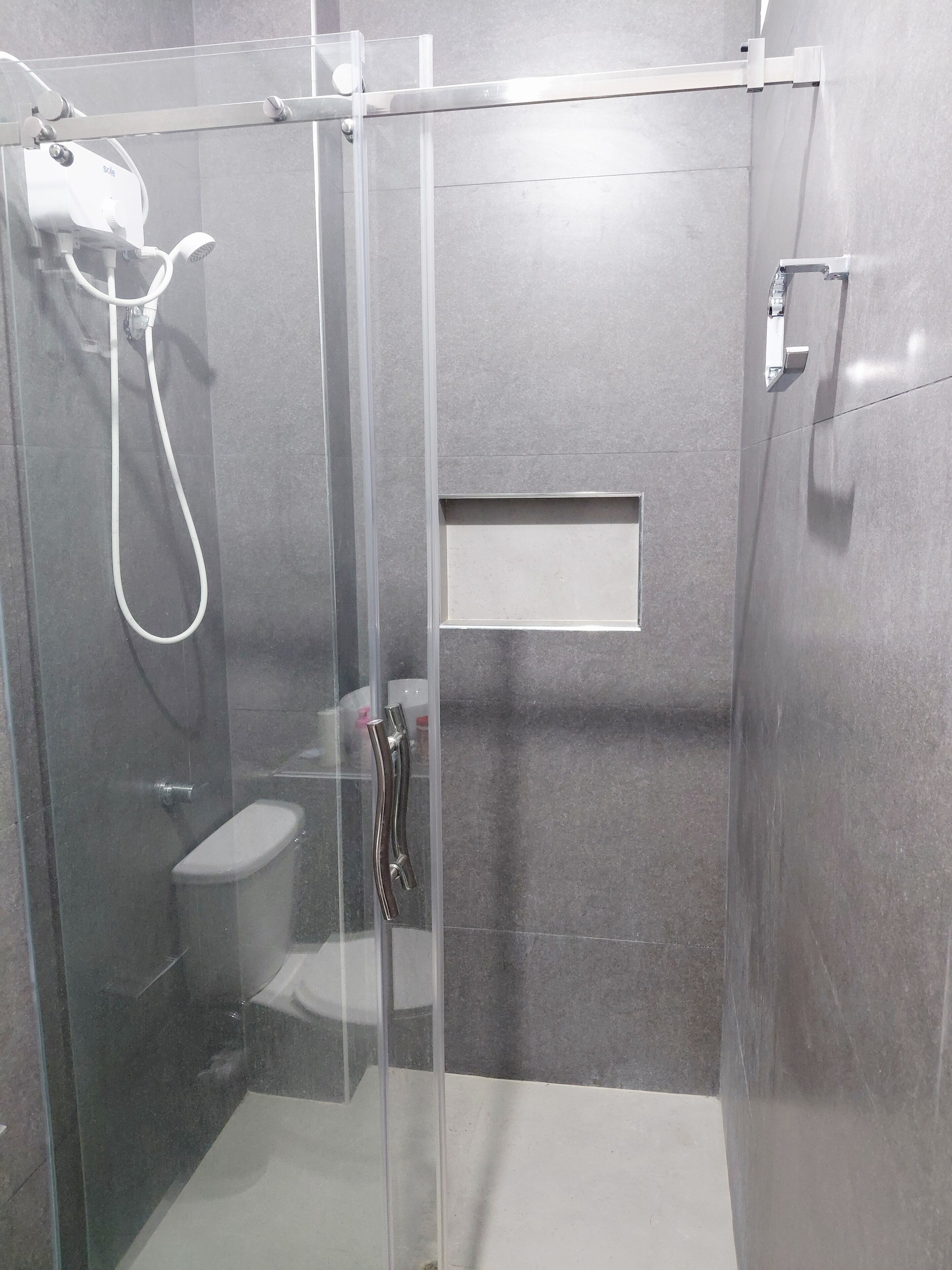 Towels, soap, toilet paper