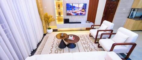 家庭公寓, 露台, 城市景 | 客廳