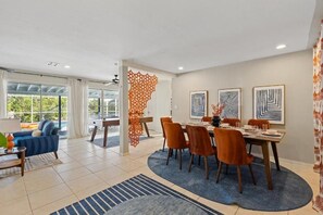 Family House, 4 Bedrooms, Lanai, Canal View | Dining - Port Charlotte Waterfront Home (Port Charlotte)