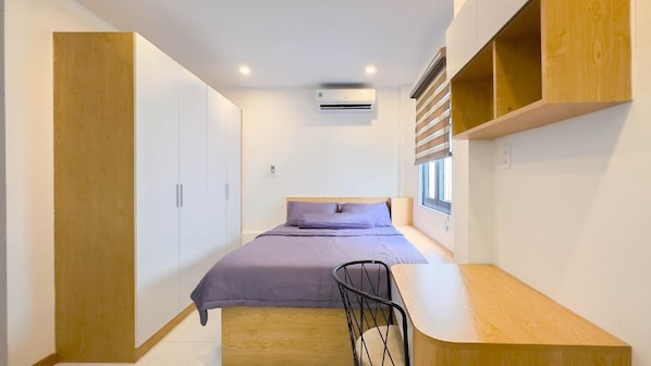 豪華雙人房 | 書桌、免費無線上網