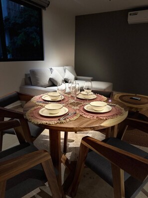 Apartment, 1 Bedroom | Dining room - Beautiful 1 Bedroom in Aldea Zama Town Center (Tulum)