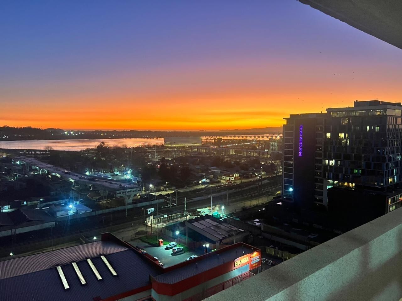 Vista dalla struttura