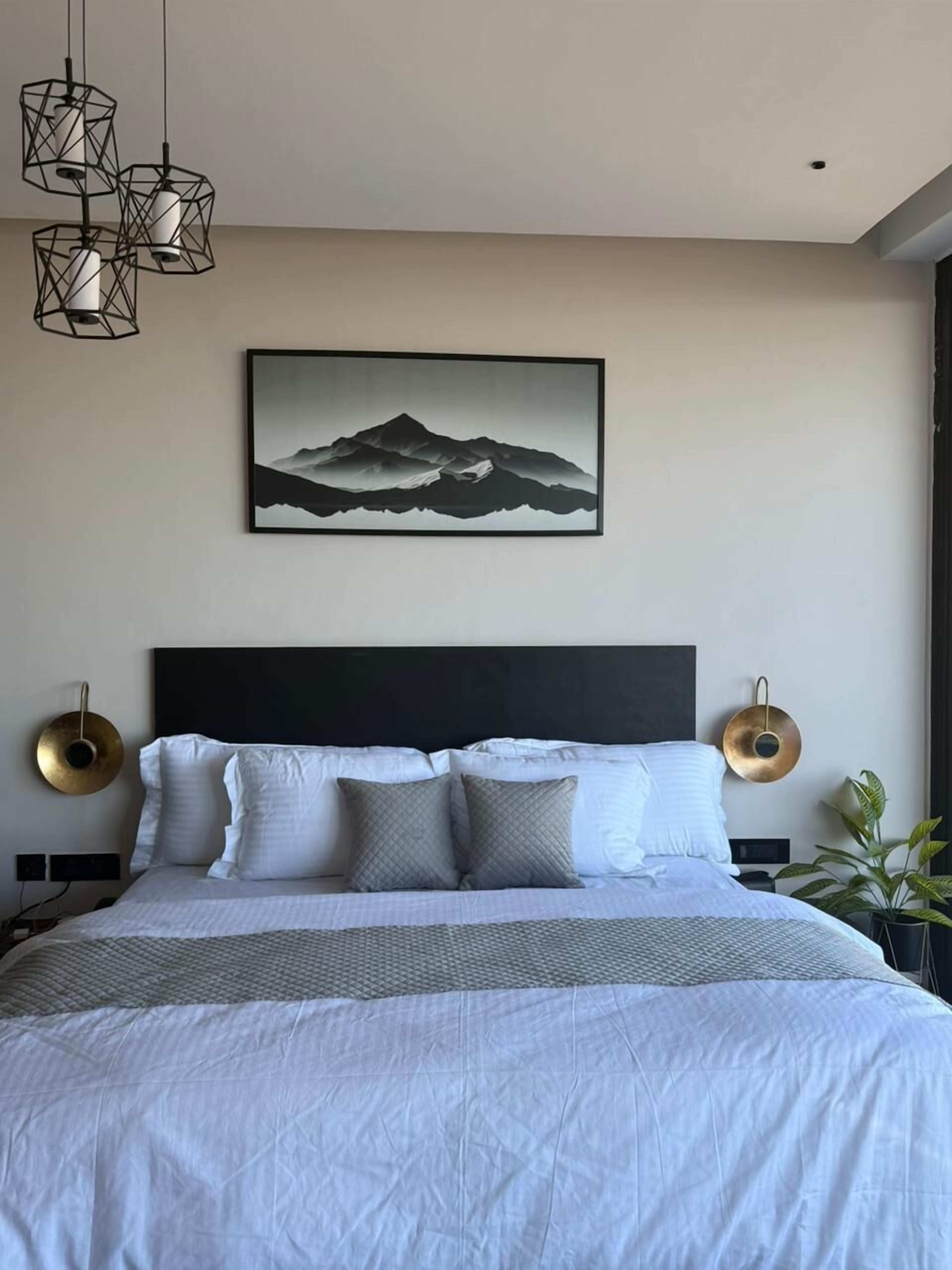 Exclusieve tweepersoonskamer, balkon, uitzicht op bergen | Gratis wifi