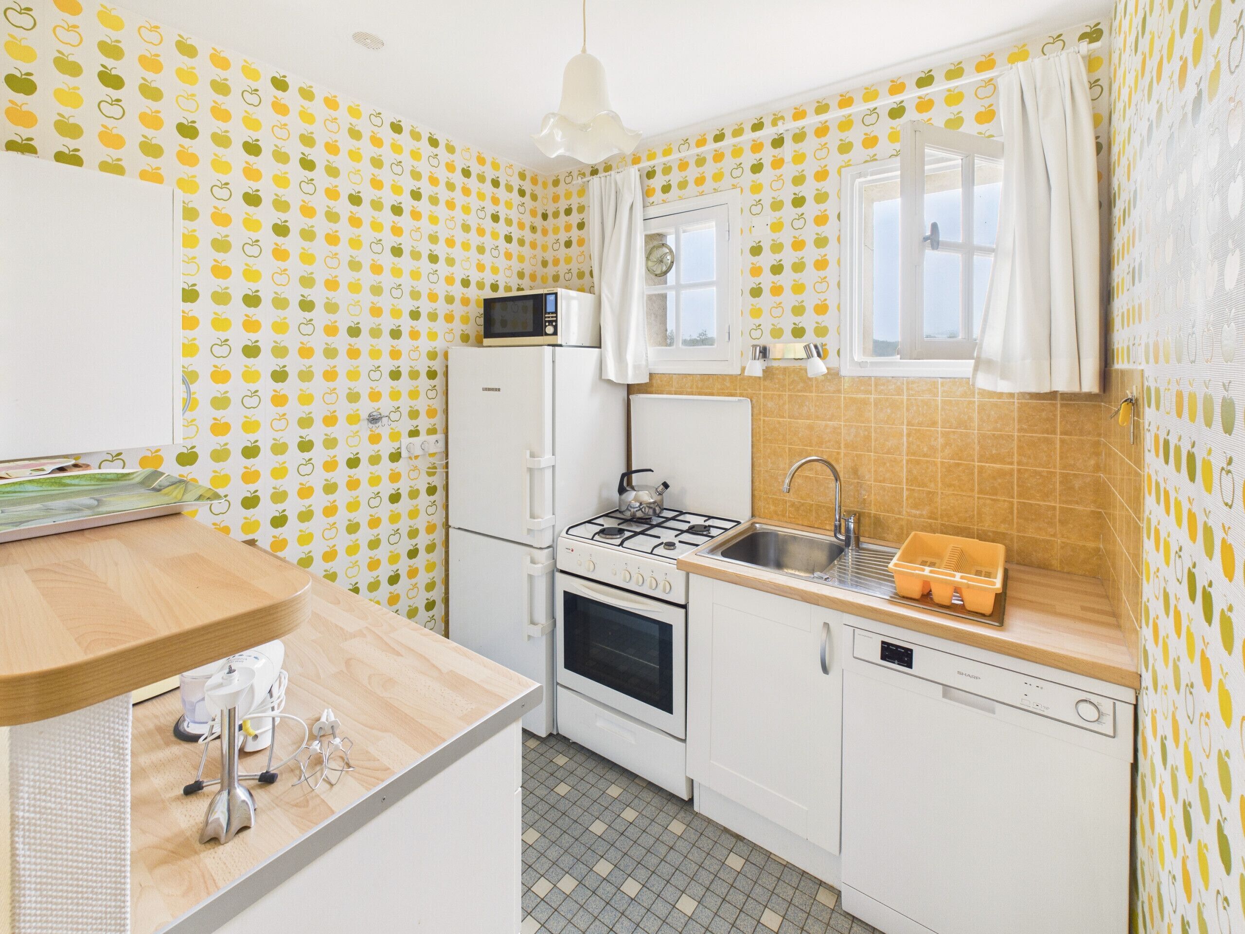 Réfrigérateur, micro-ondes, four, lave-vaisselle