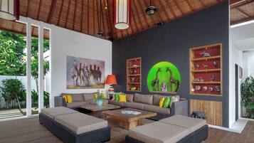 Biệt thự Deluxe, 6 phòng ngủ, hồ bơi riêng | Khu phòng khách