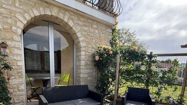 Terrace/patio - Les Mésanges Bleues (Le Poët-Laval)